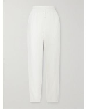 Loro Piana Paraggi Cotton Tapered Track Pants - White