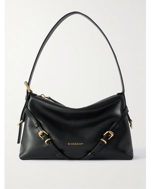 Givenchy Voyou Mini Leather Shoulder Bag - Black