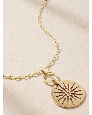 Diane Kordas Vergina Sun Nomad 14-Karat Pendant Necklace - Natural