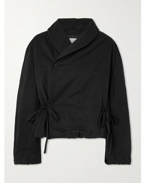 Deiji Studios Bubble Padded Organic Cotton-Twill Jacket - Black