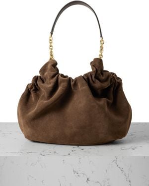 DeMellier Miami Suede Shoulder Bag - Brown