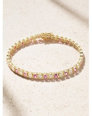 Anita Ko Tennisarmband Aus 18 Karat Mit Saphiren Und Diamanten - Natur