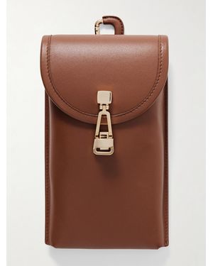 Gabriela Hearst Pochette En Cuir - Marron