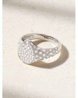 Yvonne Léon Mini Poire 9-Karat Diamond Ring - Natural