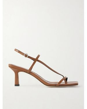 Aeyde Elise Leather Slingback Sandals - Natural