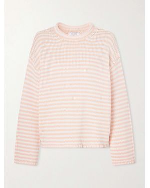 La Ligne Striped Knitted Jumper - Pink
