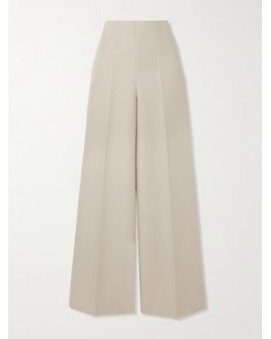 Rohe Cotton-Twill Wide-Leg Trousers - Natural
