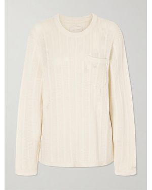 Aimé Leon Dore Open-Knit Cotton Jumper - Natural