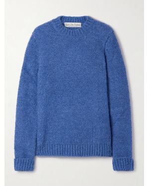 God's True Cashmere Cloud Cashmere-Bouclé Sweater - Blau