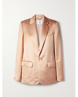 A.L.C. Dakota Satin Blazer - Natural