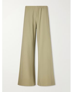 La Ligne Colby Cotton-Poplin Wide-Leg Pants - Natural