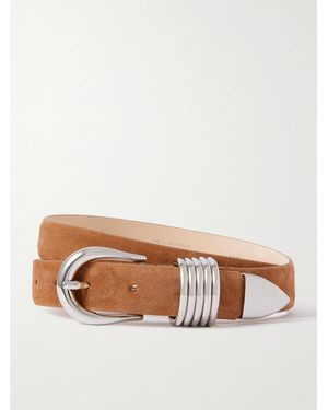 DEHANCHE Hollyhock Suede Waist Belt - Brown