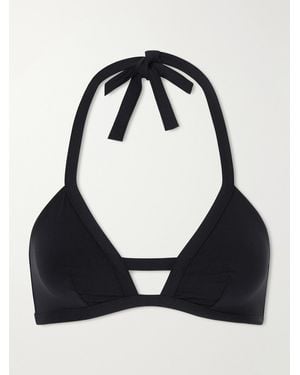 Eres Chris Cut-Out Triangle Bikini Top - Black