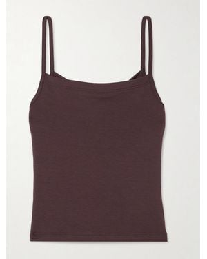 ÉTERNE Stretch-Modal Jersey Tank - Purple