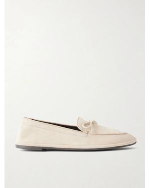 Emme Parsons Parker Suede Loafers - Natural