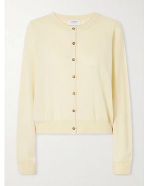 La Ligne Ben Silk, Wool And Cashmere-Blend Cardigan - Natural