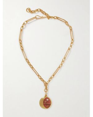 Lizzie Fortunato Collier En Plaqué Or Et Pierres Multiples Pomegranate - Neutre