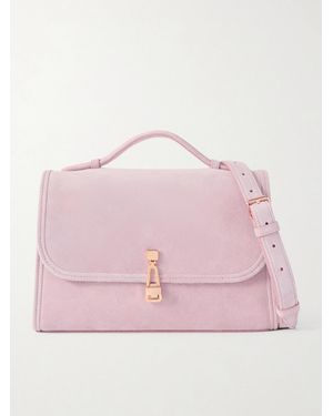 Gabriela Hearst Leonora Medium Suede Tote - Pink