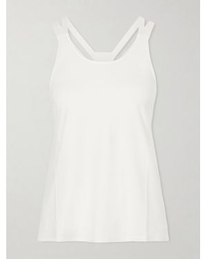 Eres Allyson Embroidered Stretch Jersey Tank Top - White