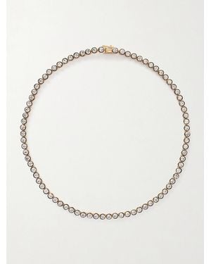Roxanne Assoulin The Royal-Tone Cubic Zirconia Tennis Necklace - Natural