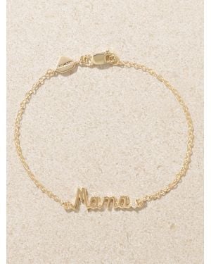 Alison Lou Mama 14-Karat Diamond Bracelet - Natural