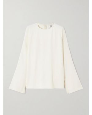 Loulou de Saison Aiza Jersey Blouse - White