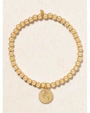 Sydney Evan Sagittarius 14-Karat Diamond Bracelet - Metallic