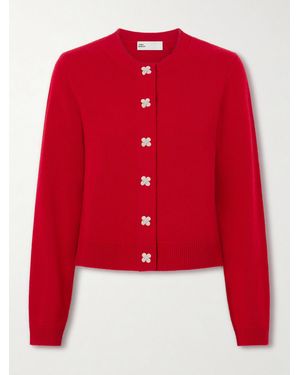 Tory Burch Cashmere Cardigan - Rot