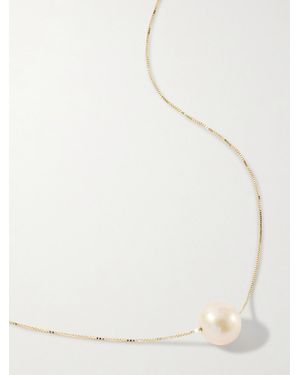 Loren Stewart Fairy Floss 14-Karat And Pearl Necklace - Natural