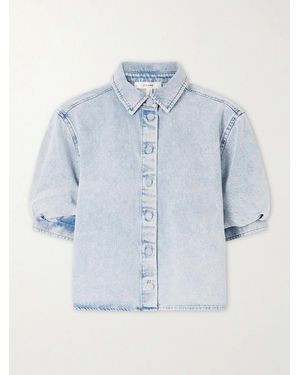 FRAME Recycled Denim Shirt - Blue