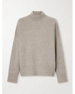 LeKasha Nantes Cashmere Turtleneck - Grey