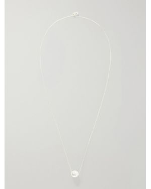 Camille Surault Vada Sterling Necklace - White