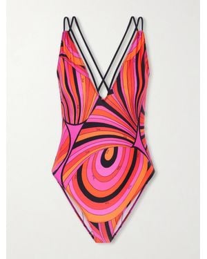 PUCCI Printed Swimsuit - Red