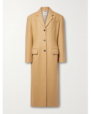 KHAITE Bontin Wool-Blend Felt Coat - Natural