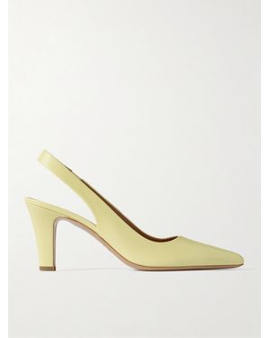Paris Texas Belle Slingback-Pumps Aus Leder - Mettallic