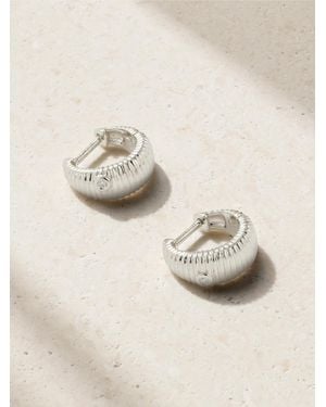 Yvonne Léon 9-Karat Diamond Hoop Earrings - Natural