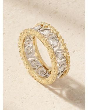 Buccellati Ramage Eternelle 18-Karat And Diamond Ring - Natural