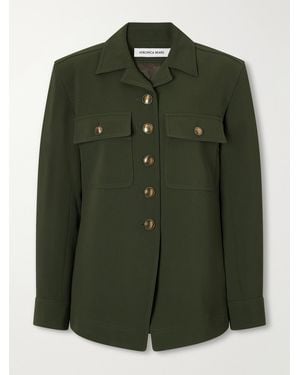 Veronica Beard Molyneaux Twill Jacket - Green