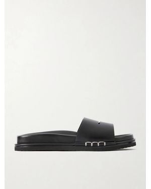 JW Anderson Fussbett Leather Slides - White