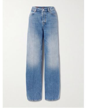 Gucci Lido High-Rise Wide-Leg Jeans - Blue
