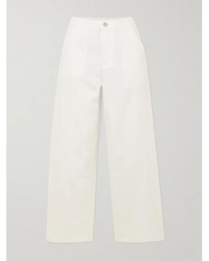 Deiji Studios Pocket Organic Wide-Leg Jeans - White