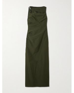 SIR. Sorel Embellished Shell Maxi Dress - Green