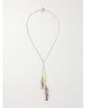 Isabel Marant River And-Tone Necklace - White