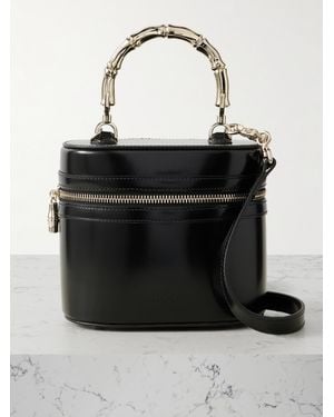 Gucci Bamboo Mini Tote Aus Leder - Schwarz
