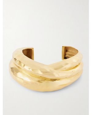 Saint Laurent Tone Cuff - Natural
