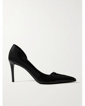 KHAITE Jett Patent-Leather Pumps - Black