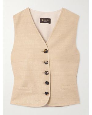 Loro Piana Rob Silk Vest - Natural