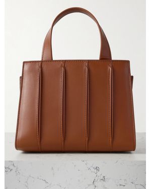 Max Mara Sac À Main En Cuir À Plis Whitney Bag 4 Small - Marron