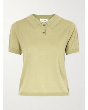 Still Here Daughter Jersey Polo Shirt - Yellow