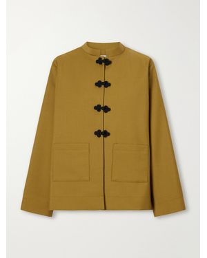 Rohe Virgin Wool And Mohair-Blend Jacket - Green